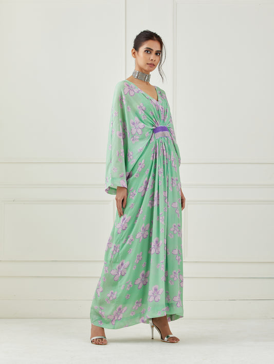 Mint Green Kaftan Dress