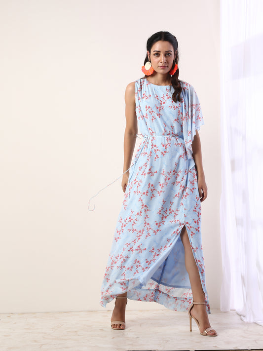 Sky Blue Long Dress